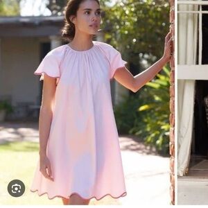 Pink Flutter Sleeve Nightgown
